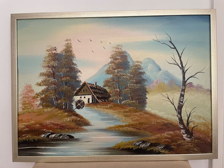 Tablou pictat pe pânza in ulei , 130