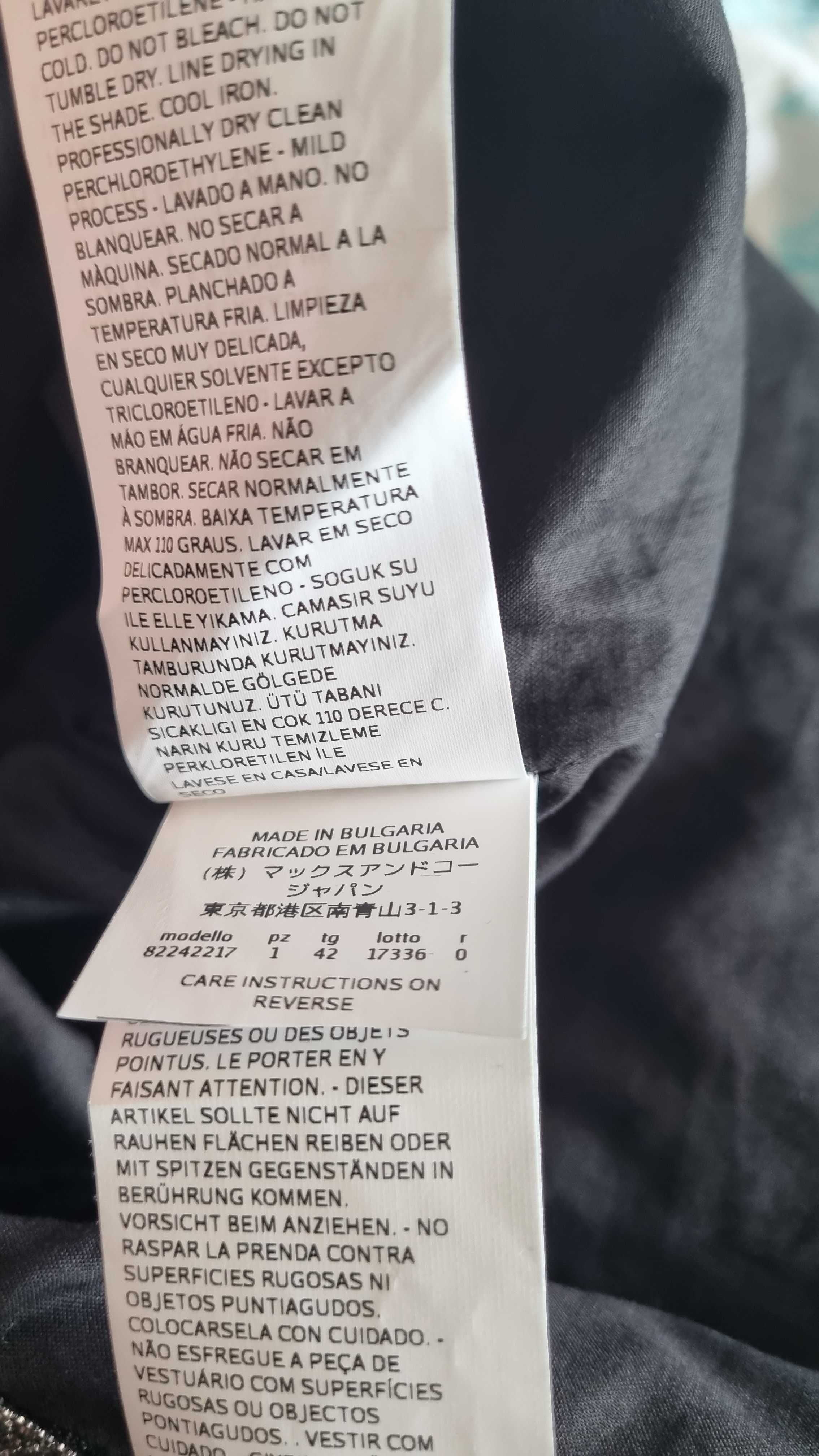 Rochie MaxMara culoare negru cu lurex,masura 42IT