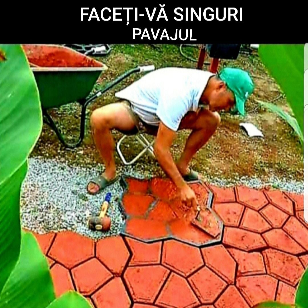 Oferta 4+4 GRATIS vand tipare dale constructi echipa montaj alei beton