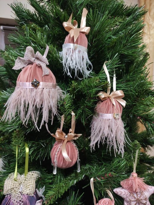 10 globuri Crăciun handmade unicat