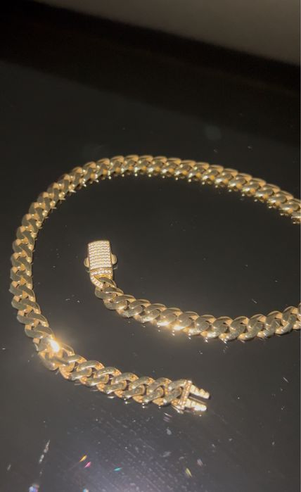 Lant cuban aur 14k | 31 grame