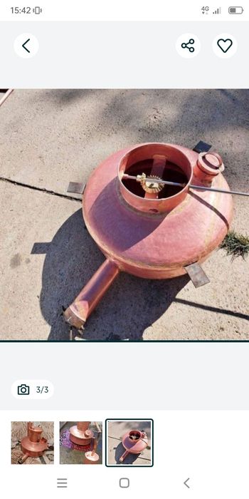 Vând cazane de țuică din cupru alimentar