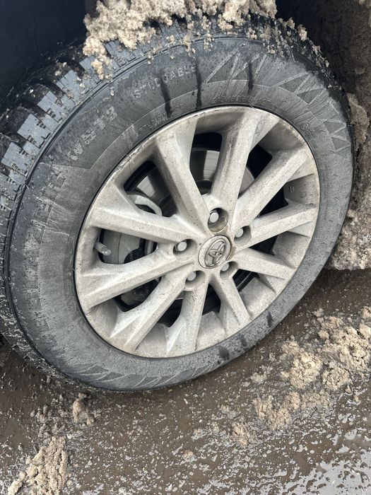 Диски Oreginal с зимней шип резиной  камри 50