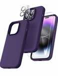 Husa Soft TPU Inside Piele + Folie Sticla Iphone 14/15/16/PRO/MAX/PLUS