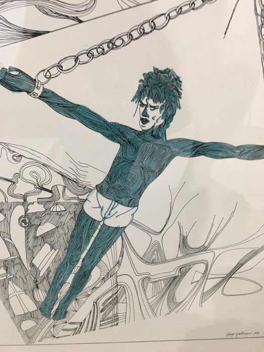 Графика с туш Giusy Calvagni 75