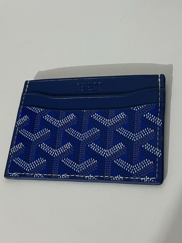 Cardholder goyard albastru portcard premium