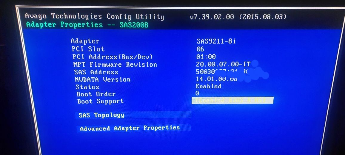 Raid Controller IT Mode Original Fujitsu D2607-A21 Sas/Sata Lsi9211-8i