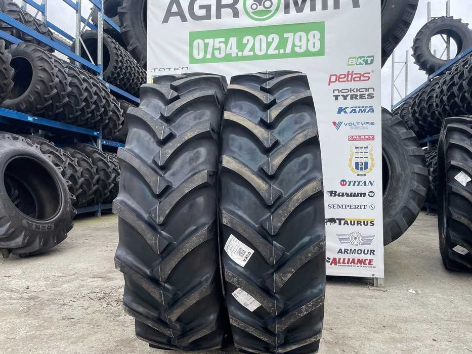 Cauciucuri noi 15.5-38 cu 12 pliuri pt tractor spate U650 marca OZKA