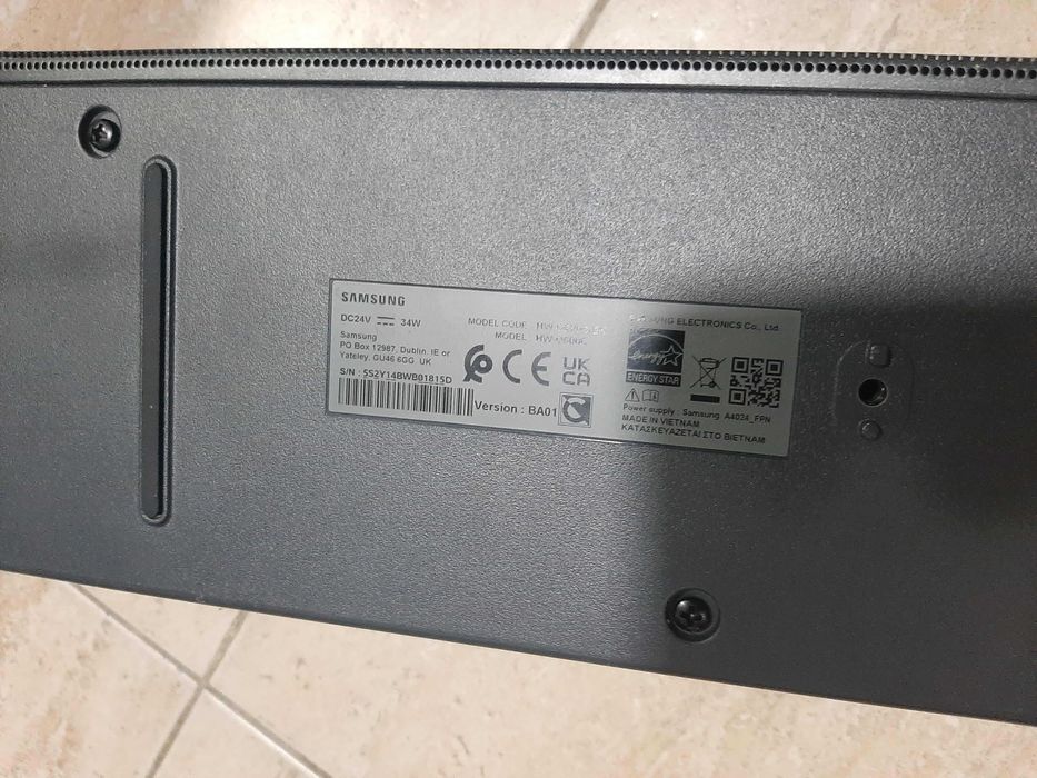 Soundbar система SAMSUNG HW-Q600C БЕЗЖИЧЕН СУБУФЕР, Обща мощност 360 W