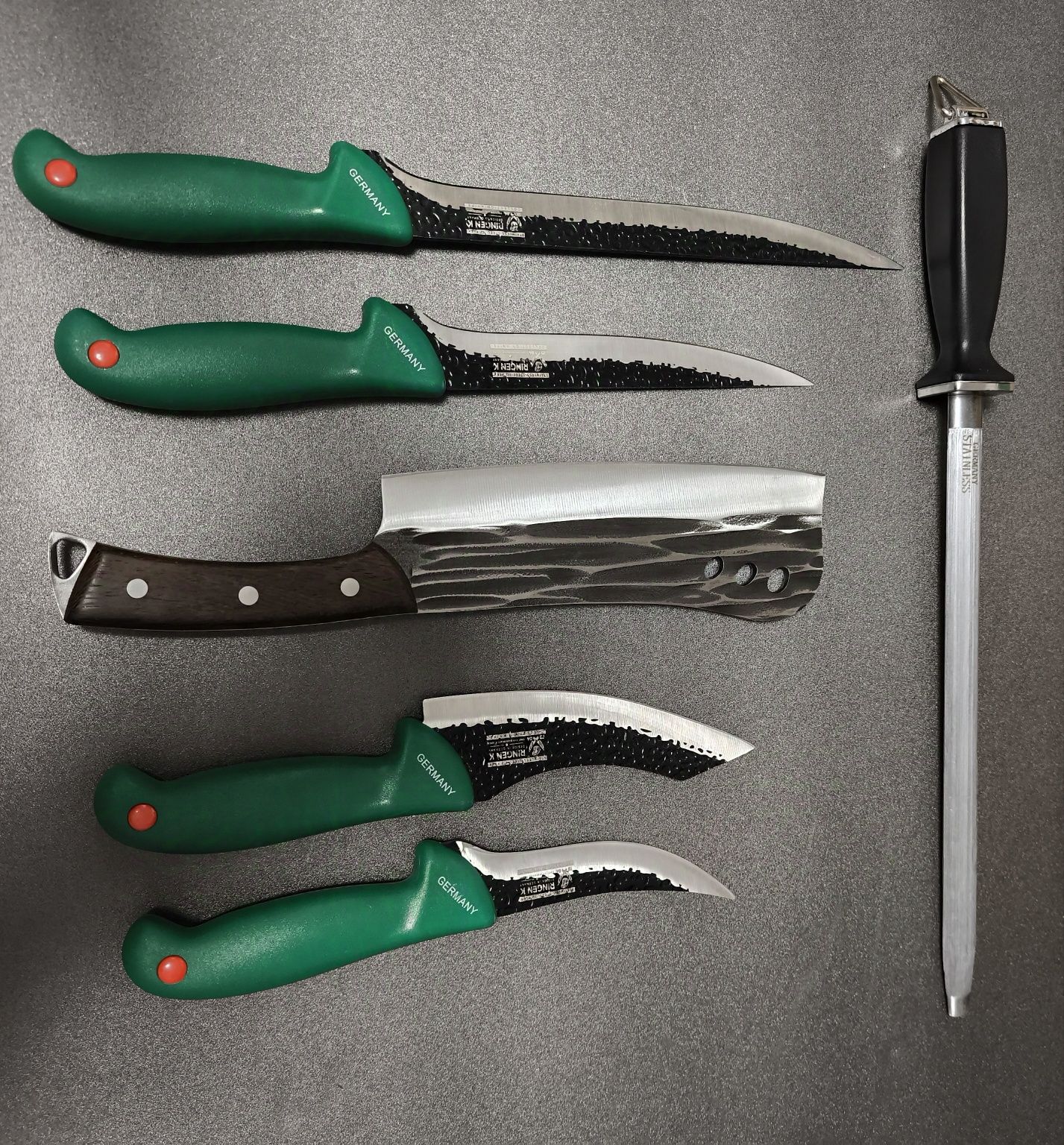 SET Cutite Macelarie 6 piese Germany Green