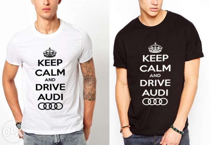 KEEP CALM & DRIVE AUDI / АУДИ тениски и блузи 2 МОДЕЛА! Или с ТВОЯ иде