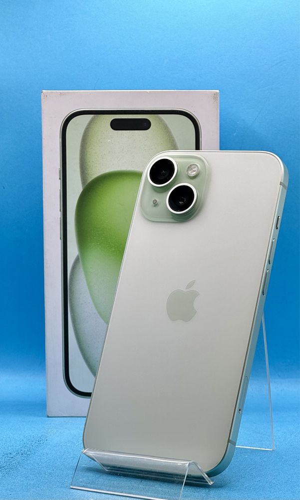 ГАРАНЦИОНЕН!!! Apple iPhone 15, 128GB, 5G, Green