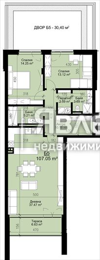 Чудесен панорамен тристаен апартамент в кв. Бриз