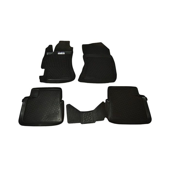 Set covorase auto BestAutoVest din cauciuc Subaru Impreza 3 Hatchback 2007- presuri tip Tavita 4 buc