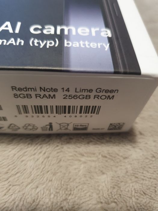 Redmi Note 14 5G 256 Gb 8 Gb Ram Nou Sigilat