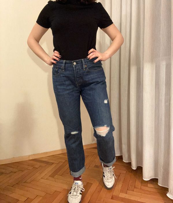 Нови Levi's mom jeans с ниска талия (M+ размер)