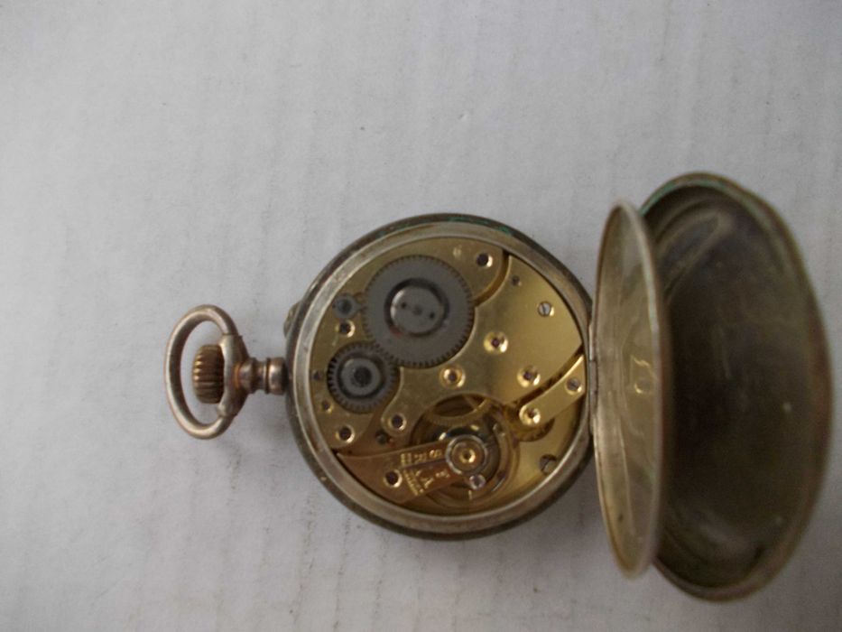 Ceas vechi de buzunar din argint