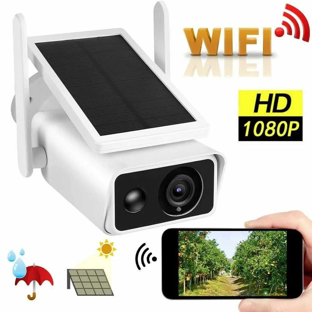 Соларна камера STELS SL40, Wi-Fi, Full HD, 3MP, PTZ, нощно виждане
