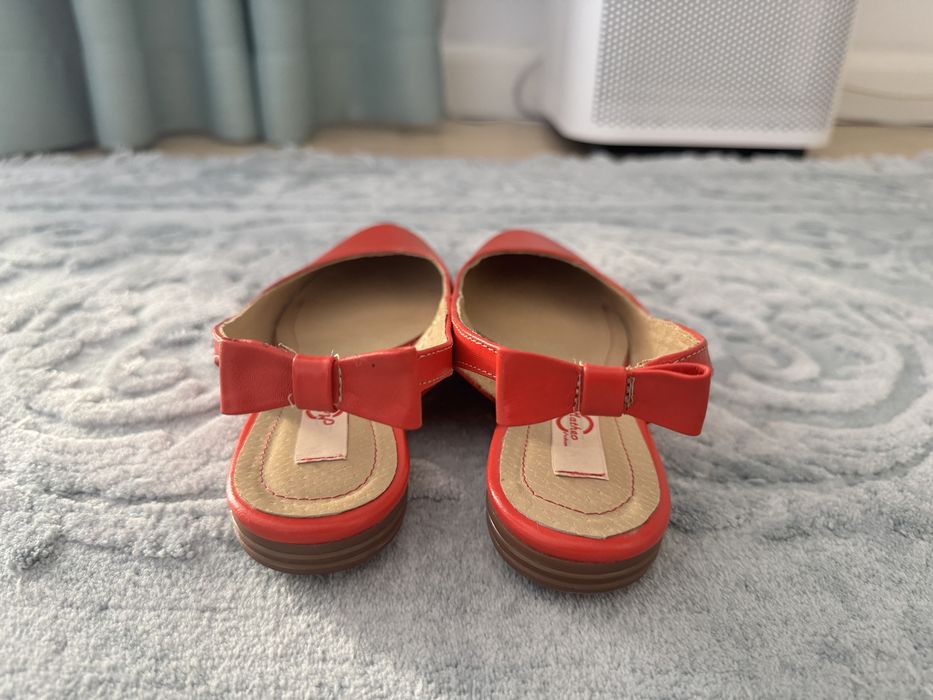 Balerini Mateo masura 37 (piele naturala, fabricati in Romania)