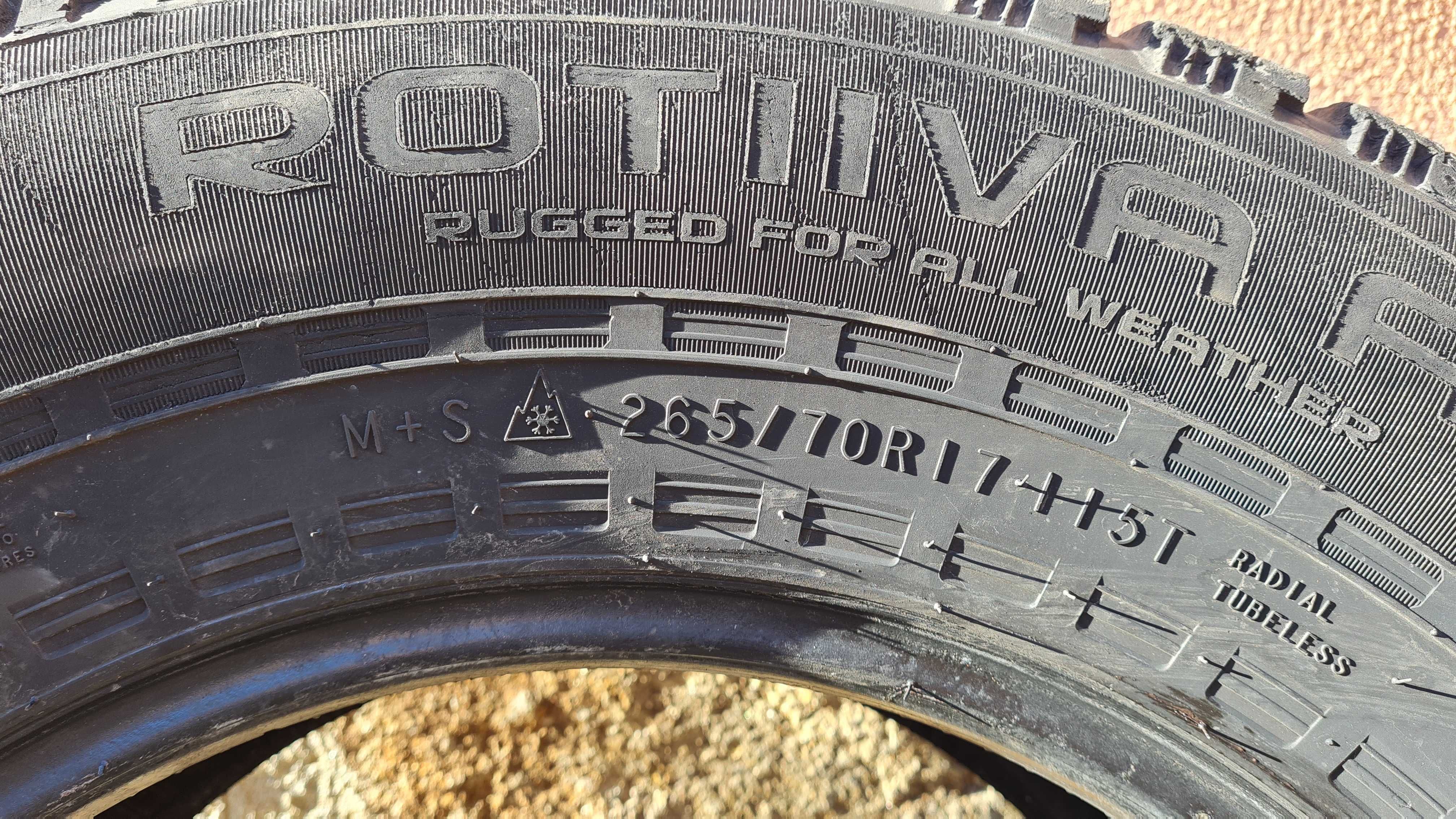 Nokian Rotiiva AT 265/70 r17 всесезонни