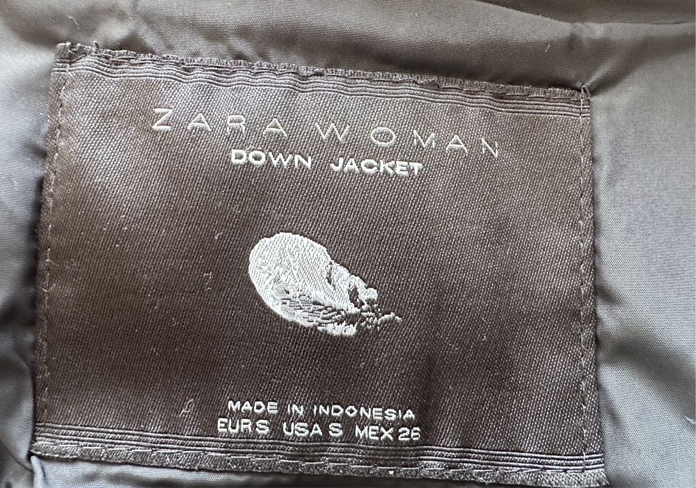 Продавам зимно яке с пух ZARA