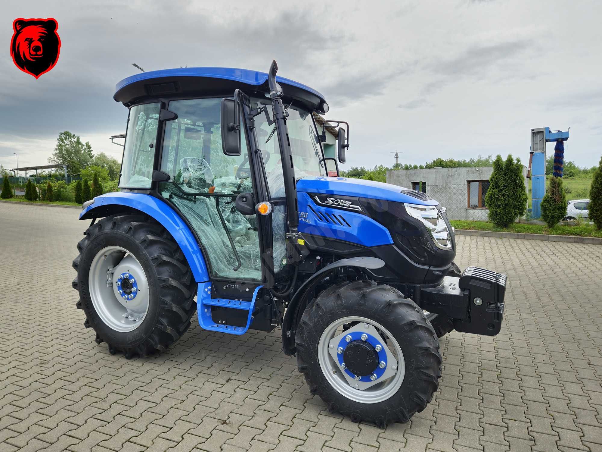 Tractor Solis nou 50 Cp cu cabina Agramix