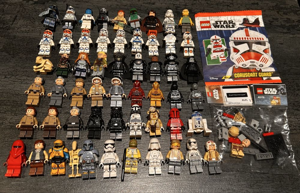 Лего фигурки по звездным войнам и властелину колец