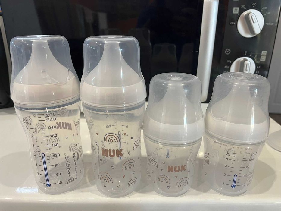 Nuk Perfect Match Temperature Control бебешки шишета