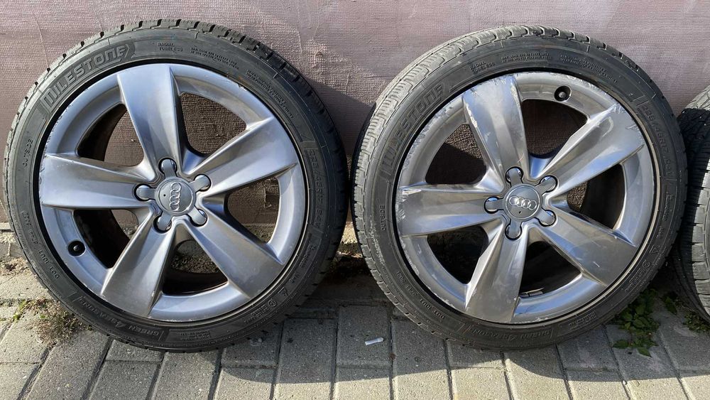 jante alu audi a 3 a4  etc 5x112 all season  225 45 17 bune dot 2021