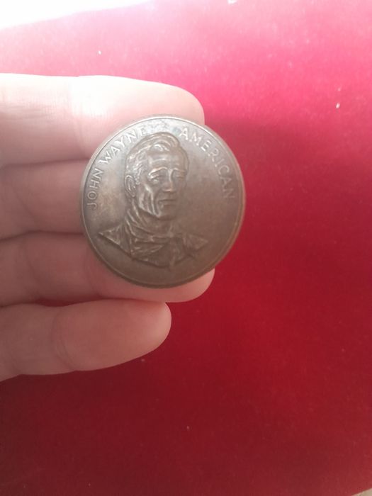 Moneda bronz John Wayne