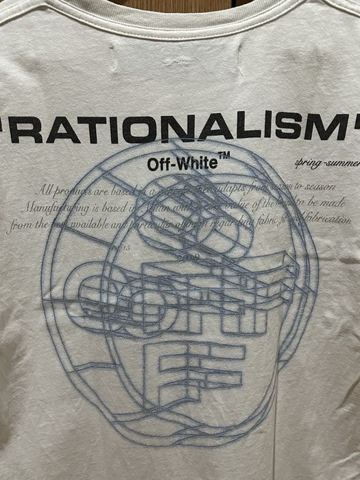 Tricou Off White Rationalism