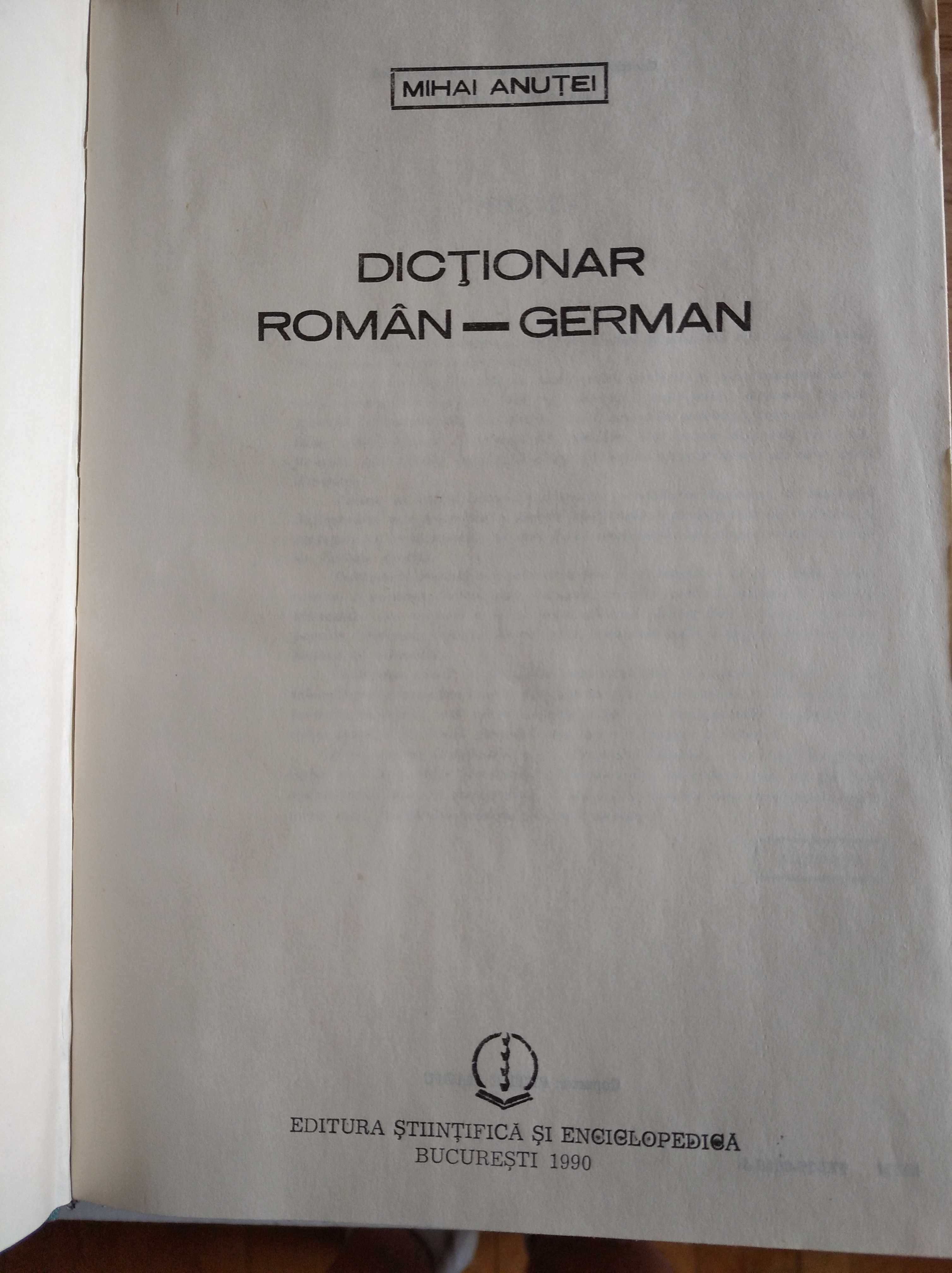 Dicționare: German -Român și Român -German