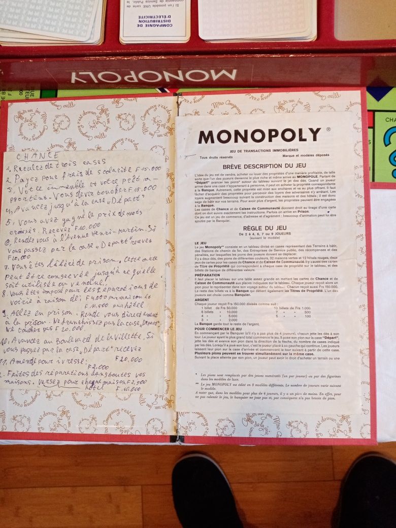 Ретро Monopoly на френски език