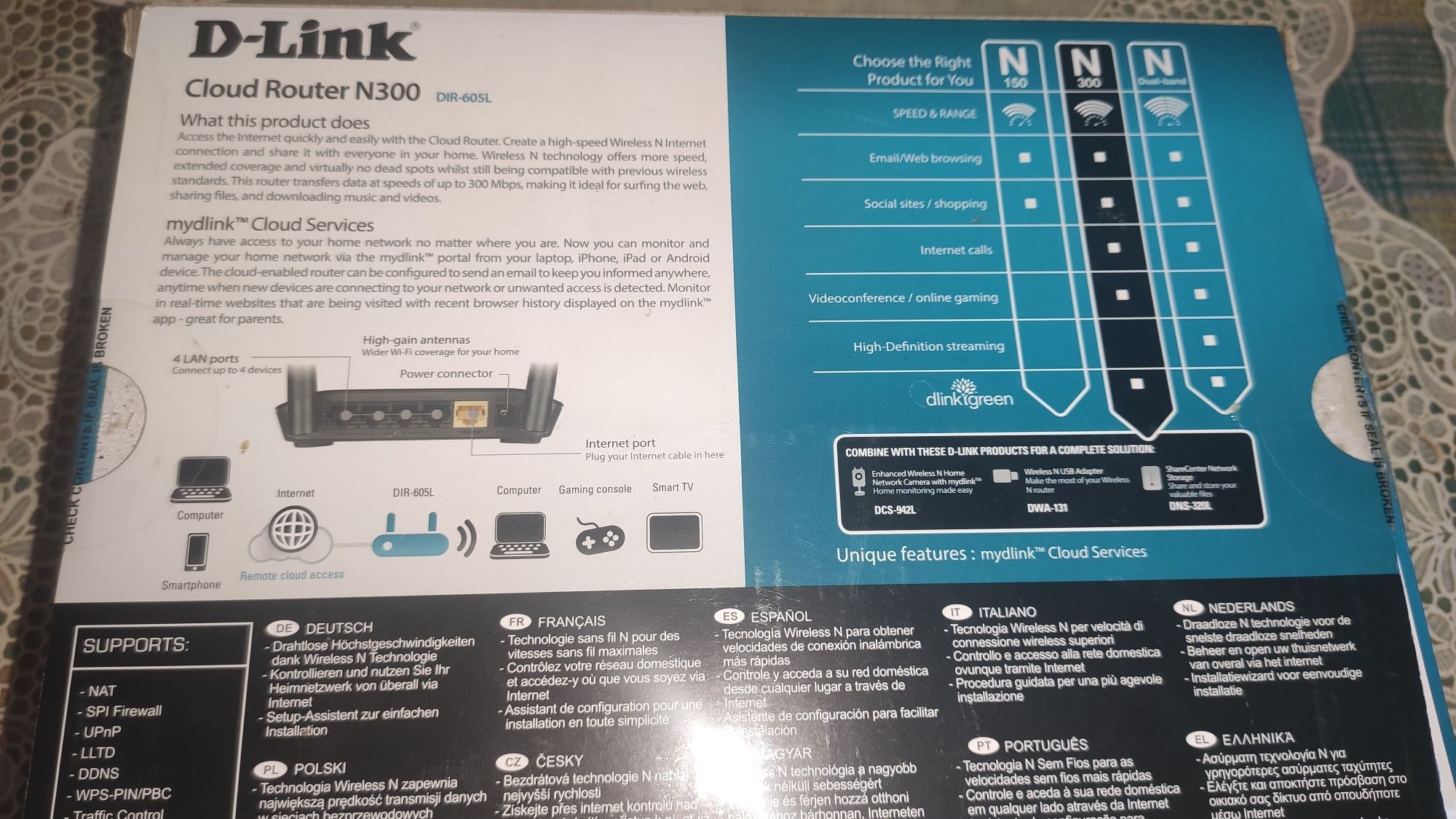 Рутер D-Link N300(DIR-605L)