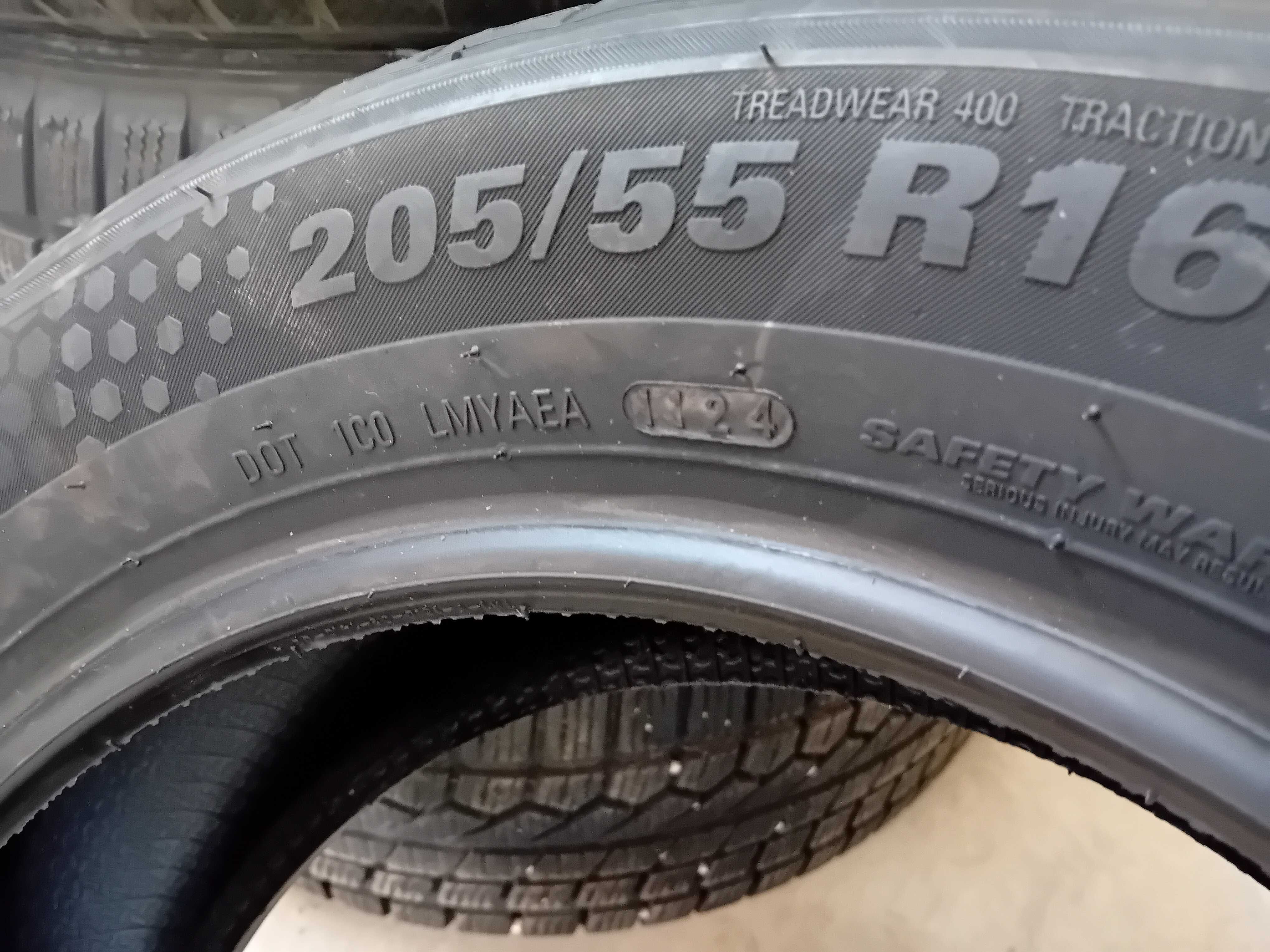 6бр.нови летни гуми Kumho 205 55 16 dot1124 цената е за брой!