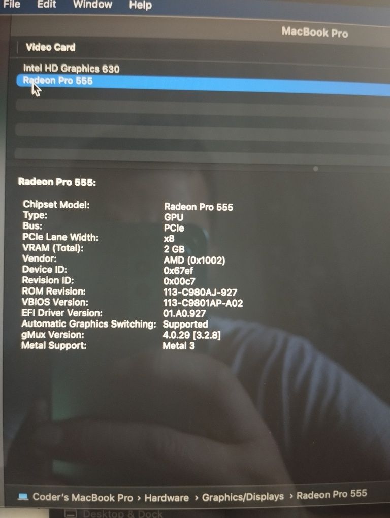 Macbook pro 2017