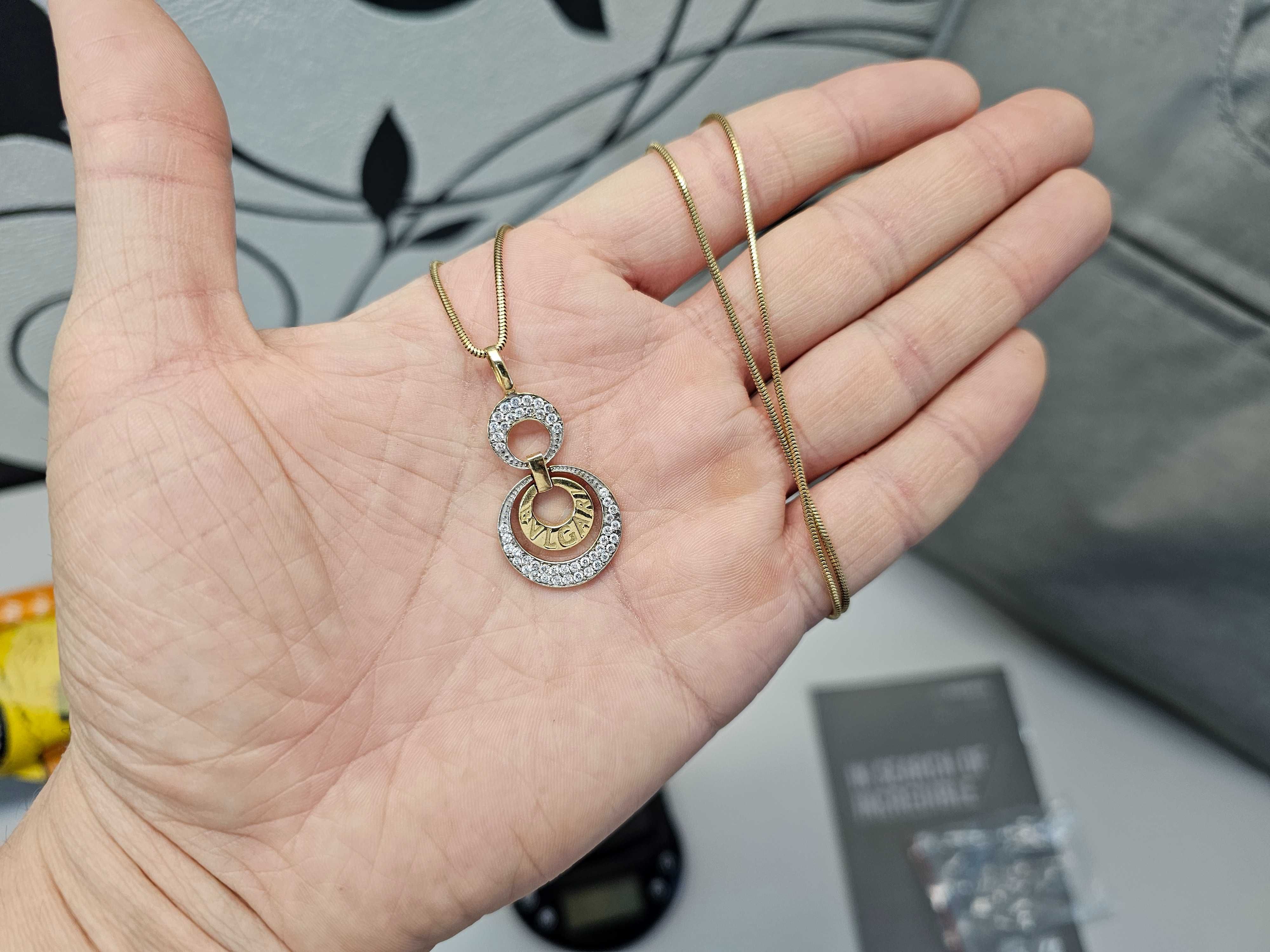 ПРОДАМ комплект BVLGARI Цепочка и Серёжки ЗОЛОТО 585 Пробы 15.5 Граммa
