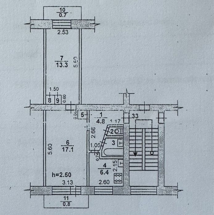 Продается уютная 2-комнатная квартира!