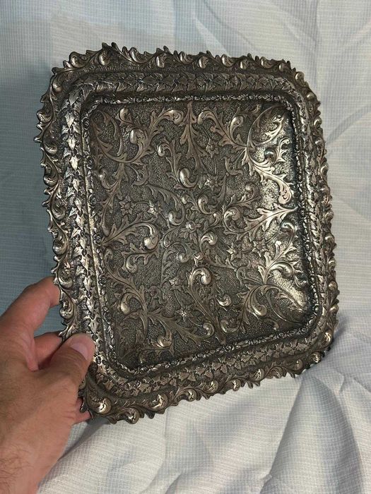 FRUCTIERA ARGINT 800 - Tava - Platou - Bogat Decorata -460g -8.5lei/gr