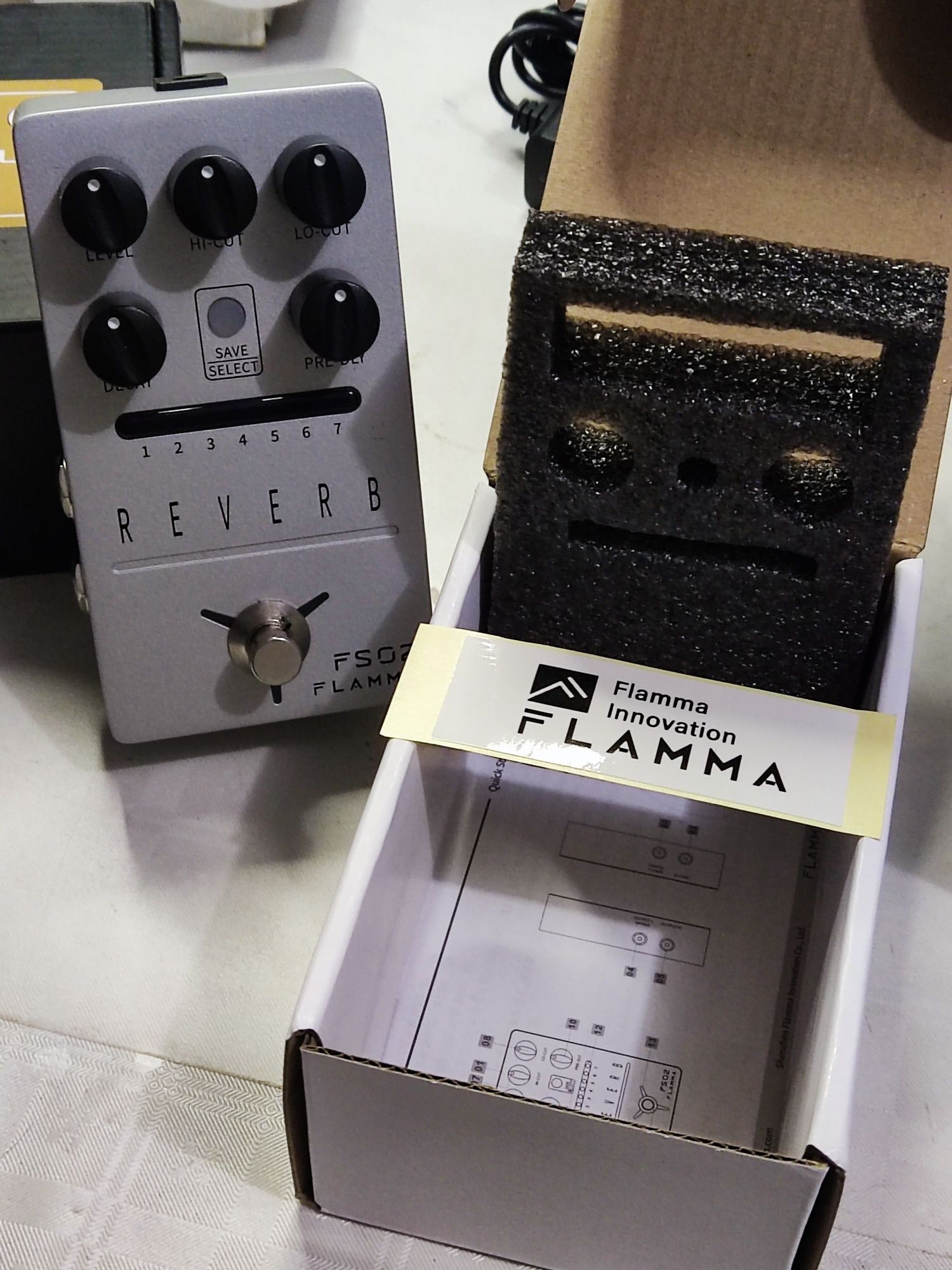 FLAMMA FS02 - REVERB, гитарная педаль эффектов