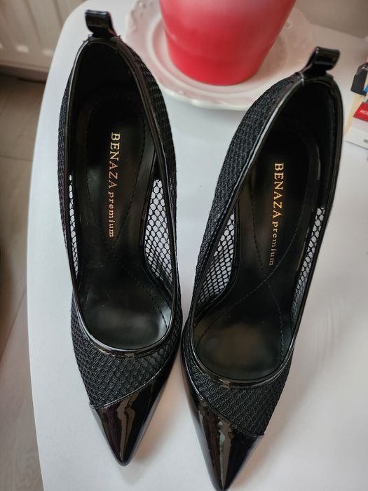 Pantofi negri BENAZA Premium