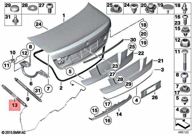Електрически амортисьор за багажник BMW 7 (F01, F02, F03, F04)