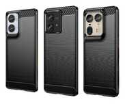Motorola Edge 50 Fusion / Pro / Ultra - Удароустойчив Кейс Гръб CARBON
