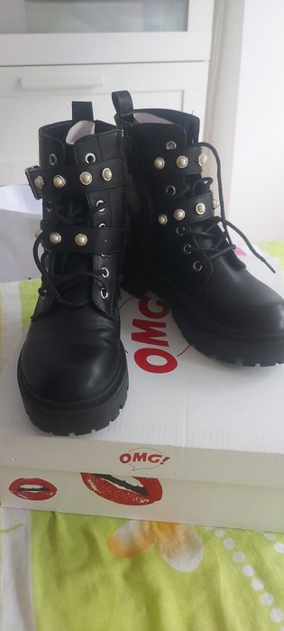 Ghete dama piele negre 37