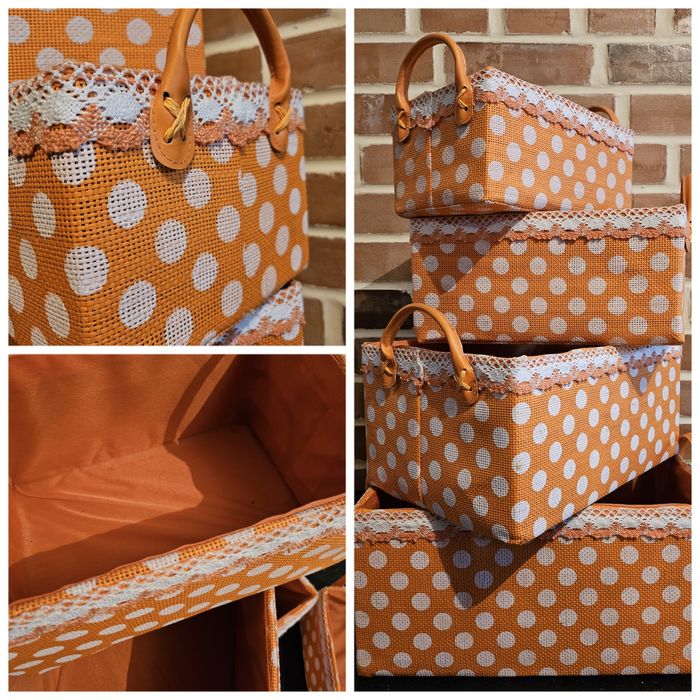 Набор корзинок оранжевых