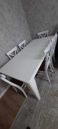 Продается стол со стульми (стол+ 6 стульев) производство Казакстан