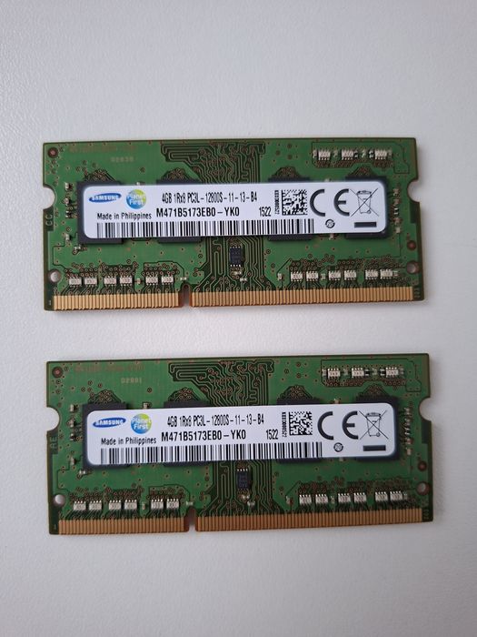 Memorie ram Samsung 2x4gb ddr3