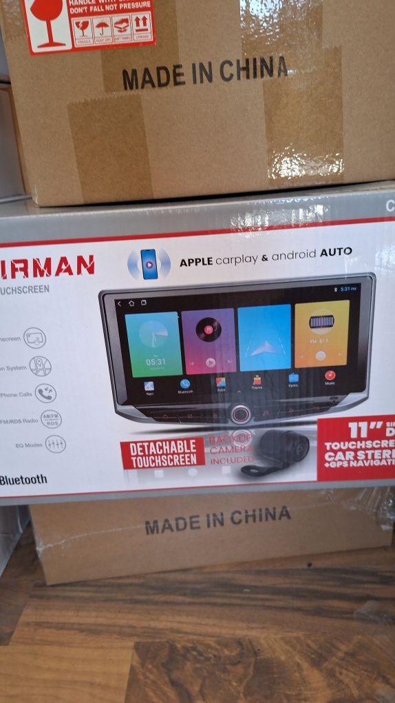 Универсална 1 дин Мултимедия 11 инча Android навигация + камера и gps