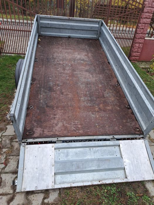 Remorca  auto 750 kg basculabila special pt ATV (platforma ATV)  cat B