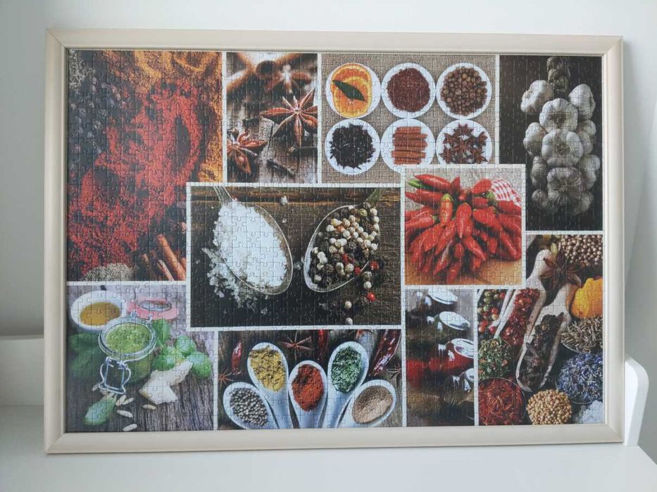 Пъзели, залепени и рамкирани, с антирефлекторно матово стъкло - нови